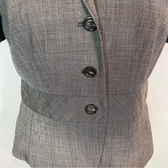 Banana Republic Women’s Size 6 Short Sleeve Blazer Jacket Pleated Button Down - Picture 5 of 7